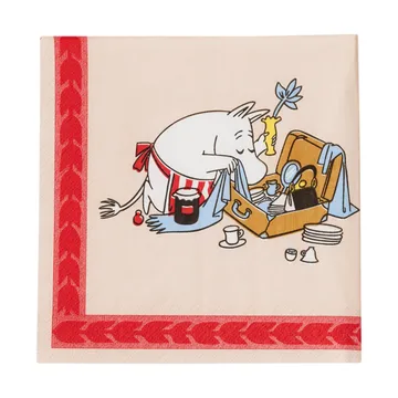 Pronte per le vacanze Mumin tovaglioli di carta 33 cm - Confezione da 20 - Moomin Arabia