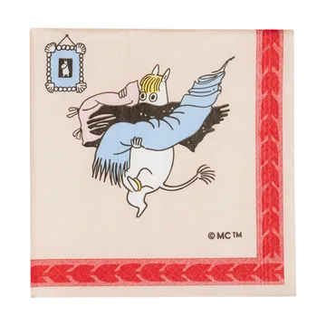 Pronte per le vacanze Mumin tovaglioli di carta 33 cm - Confezione da 20 - Moomin Arabia