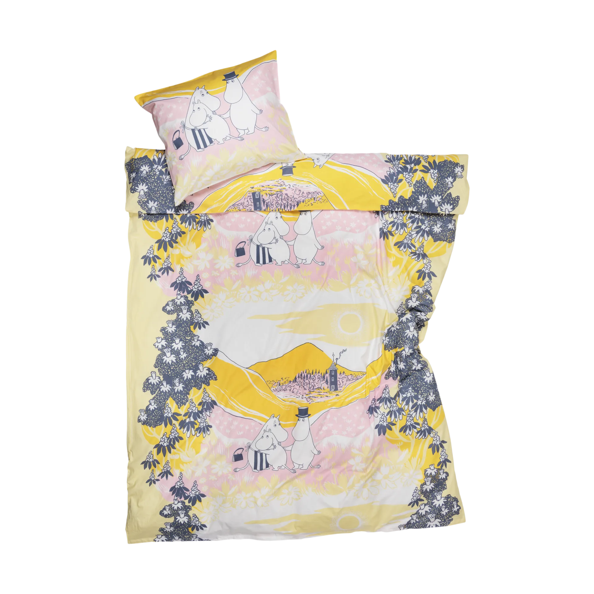 Set da letto Mumin Momenti in famiglia, 150x210 cm Moomin Arabia