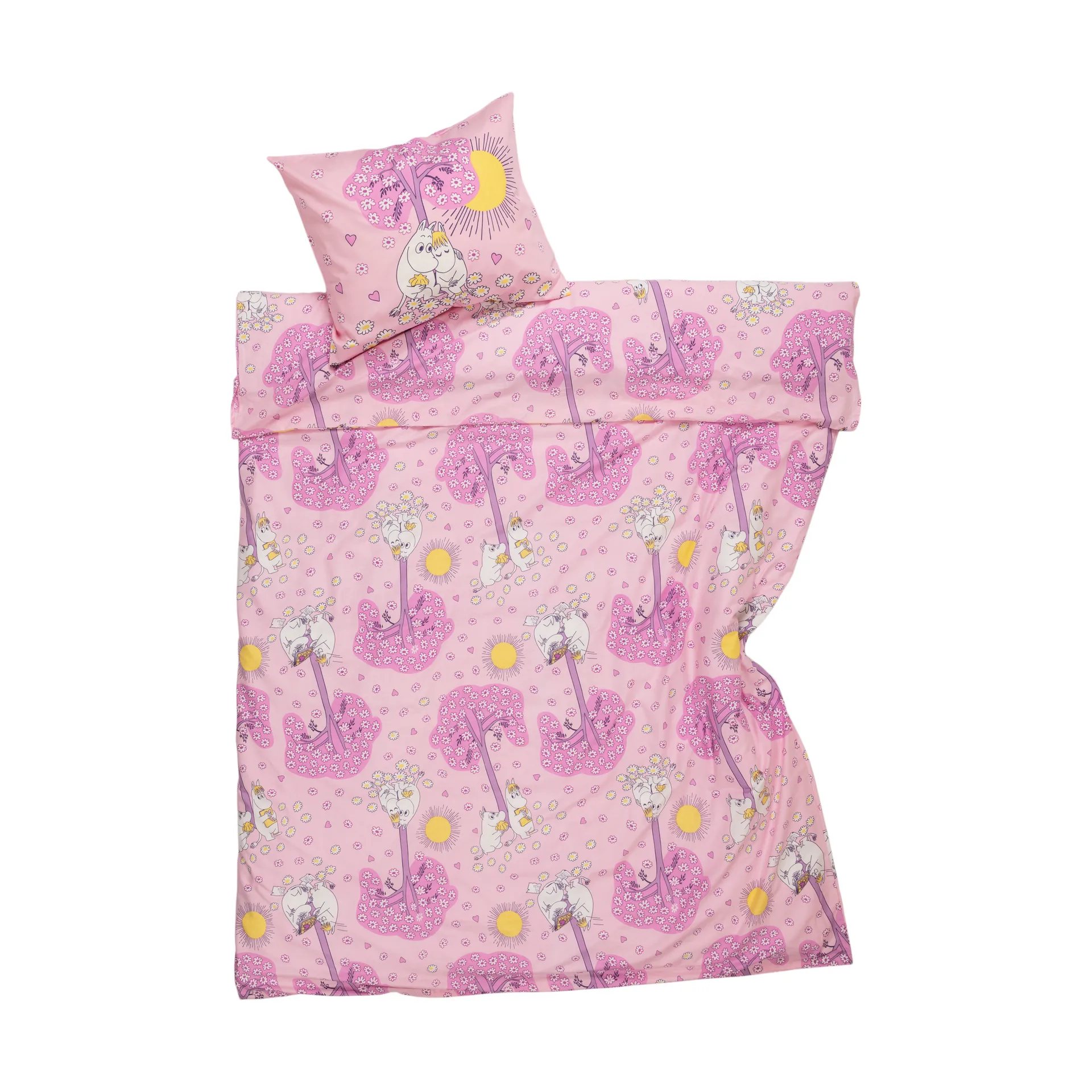 Set letto Mumin 150x210 cm, Innamorati Moomin Arabia