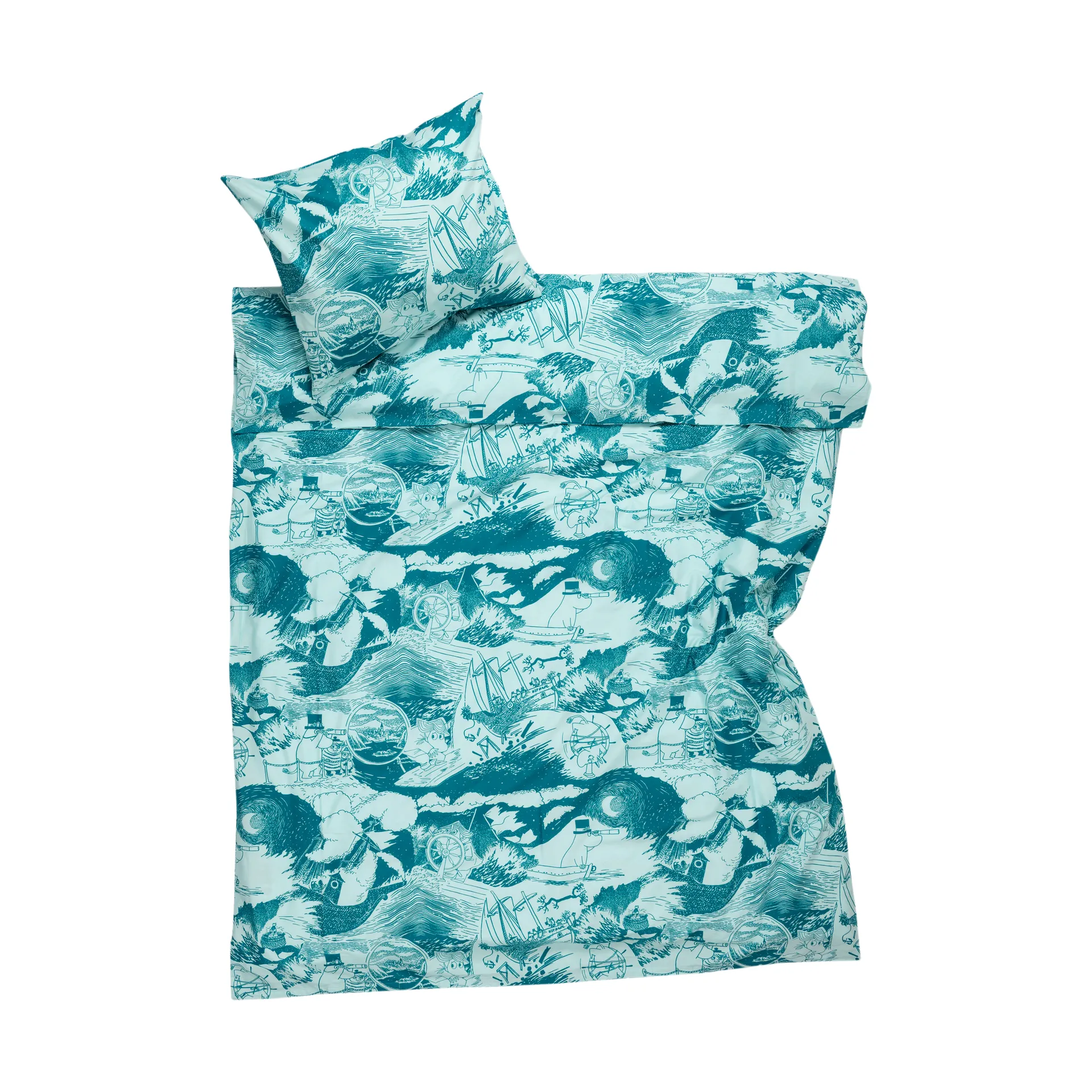 Set letto Mumin 150x210 cm, Vela Moomin Arabia