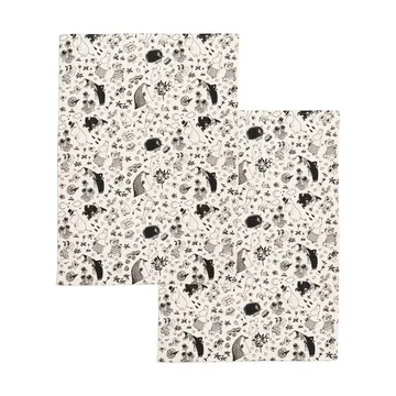 Strofinaccio da cucina Mumin 50x70 cm confezione da 2 - Off-white - Moomin Arabia