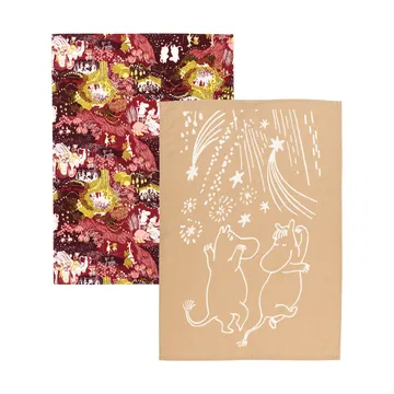 Strofinaccio da cucina Mumin Festive Moments 2 pezzi - 50x70 cm - Moomin Arabia