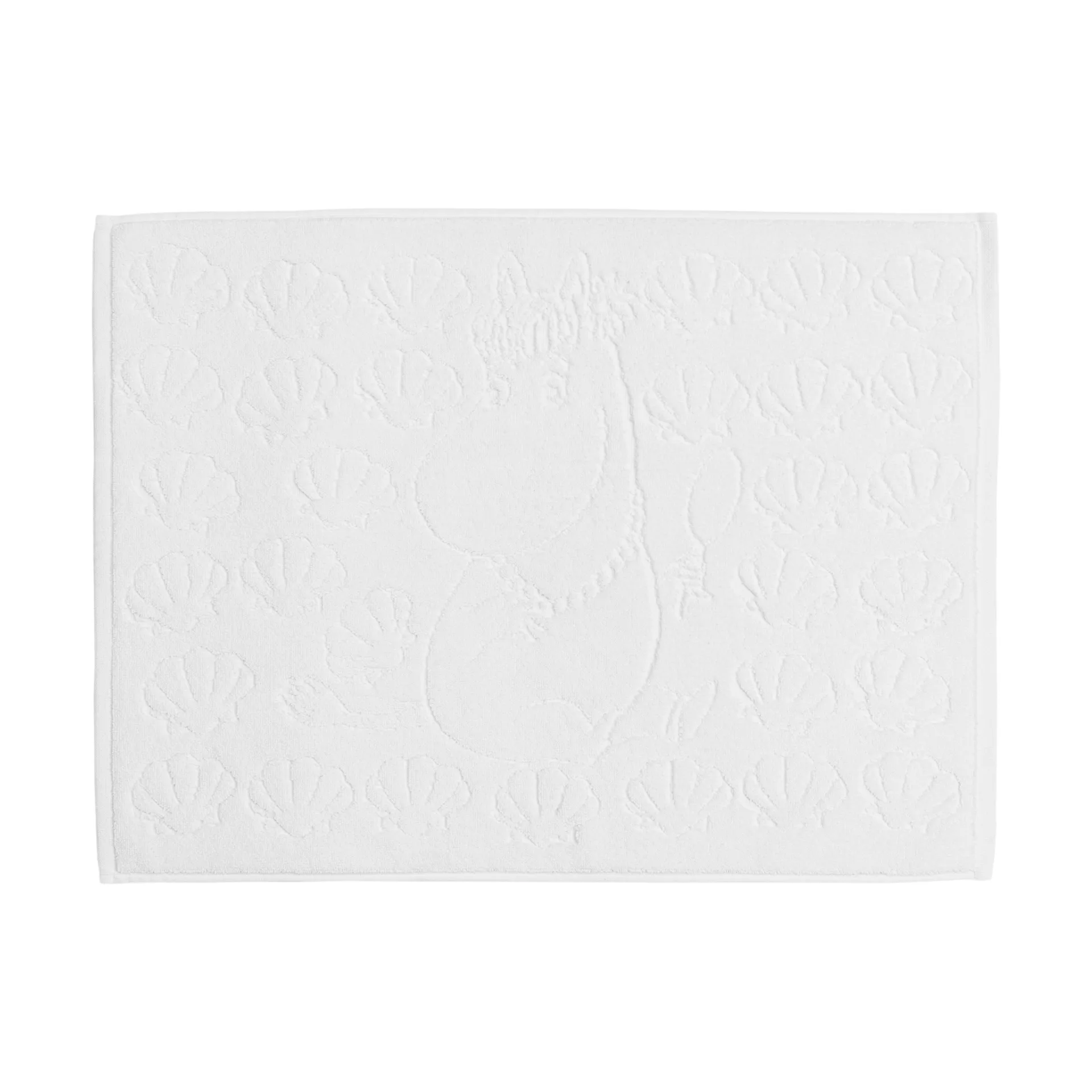 Tappeto per il bagno Mumin 50x70 cm, Conchiglia bianca Moomin Arabia