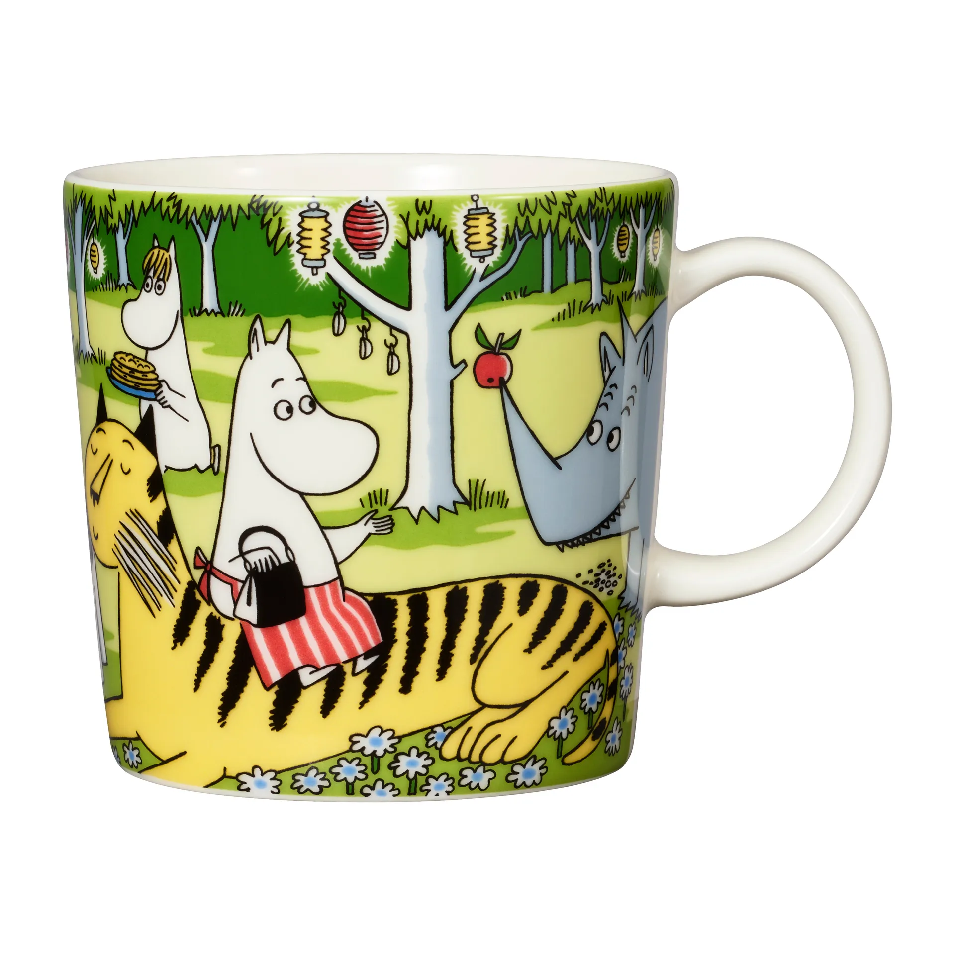 Tazza Moomin, "Festa in giardino", 2023, 30 cl Moomin Arabia