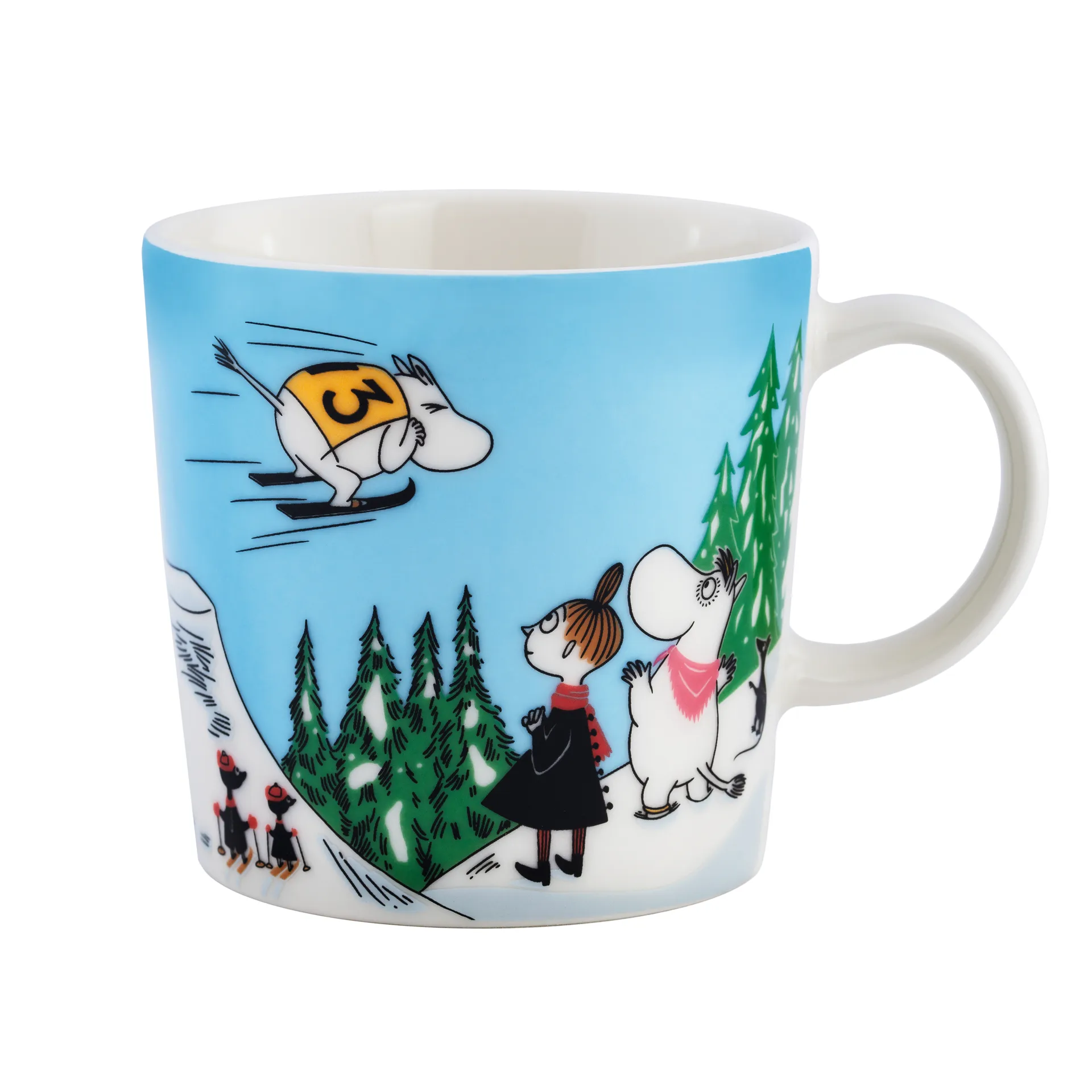 Tazza Moomin inverno 2024 Ski jumping, 30 cl Moomin Arabia
