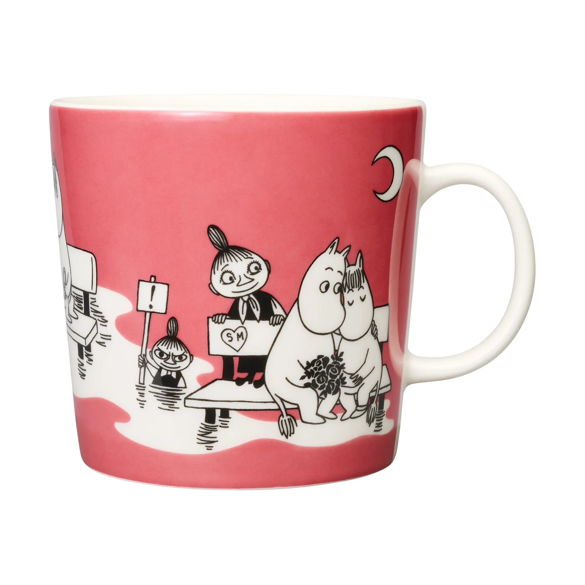 Tazza Moomin speciale rosa, 40 cl Moomin Arabia