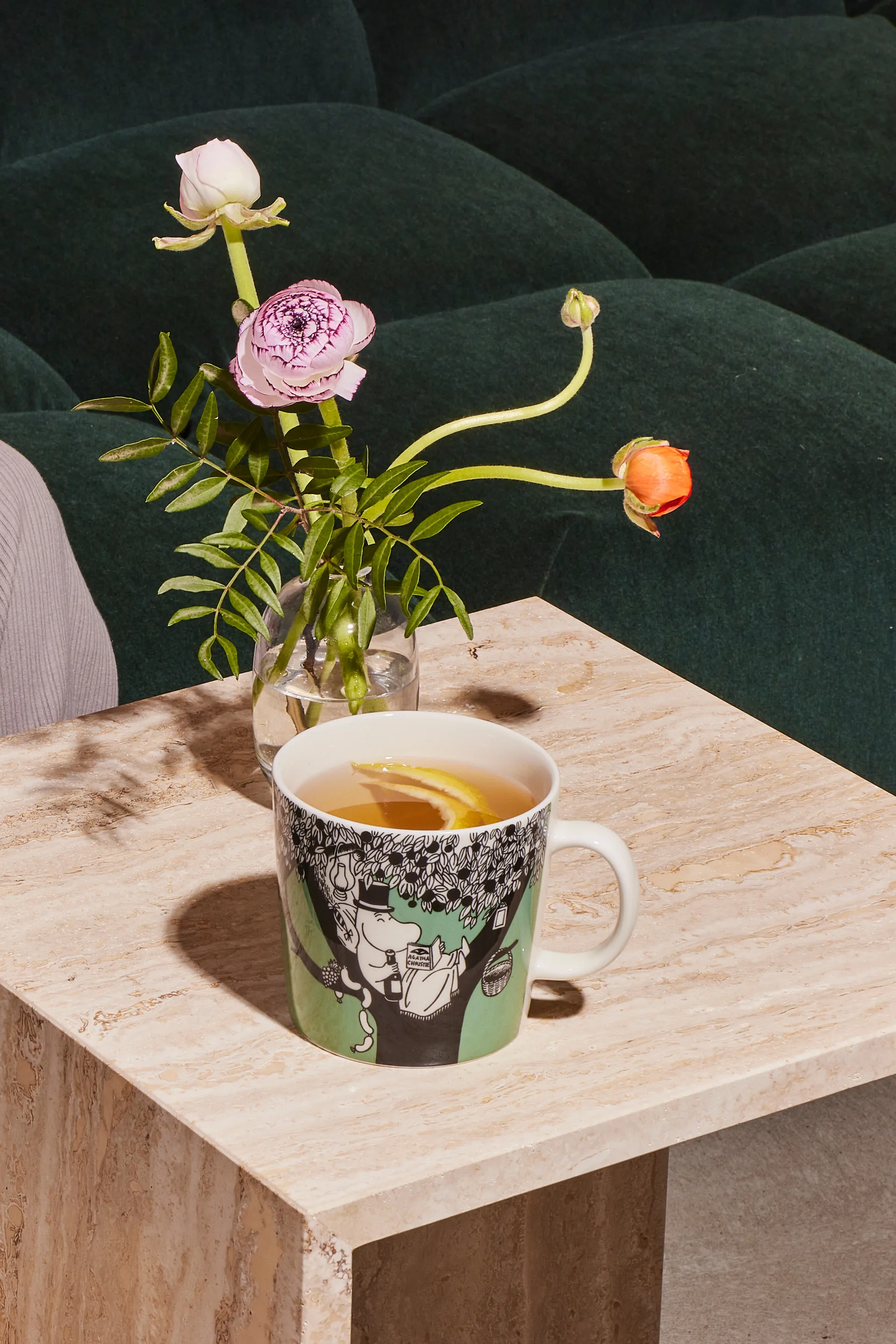 Tazza Moomin speciale verde, 40 cl Moomin Arabia