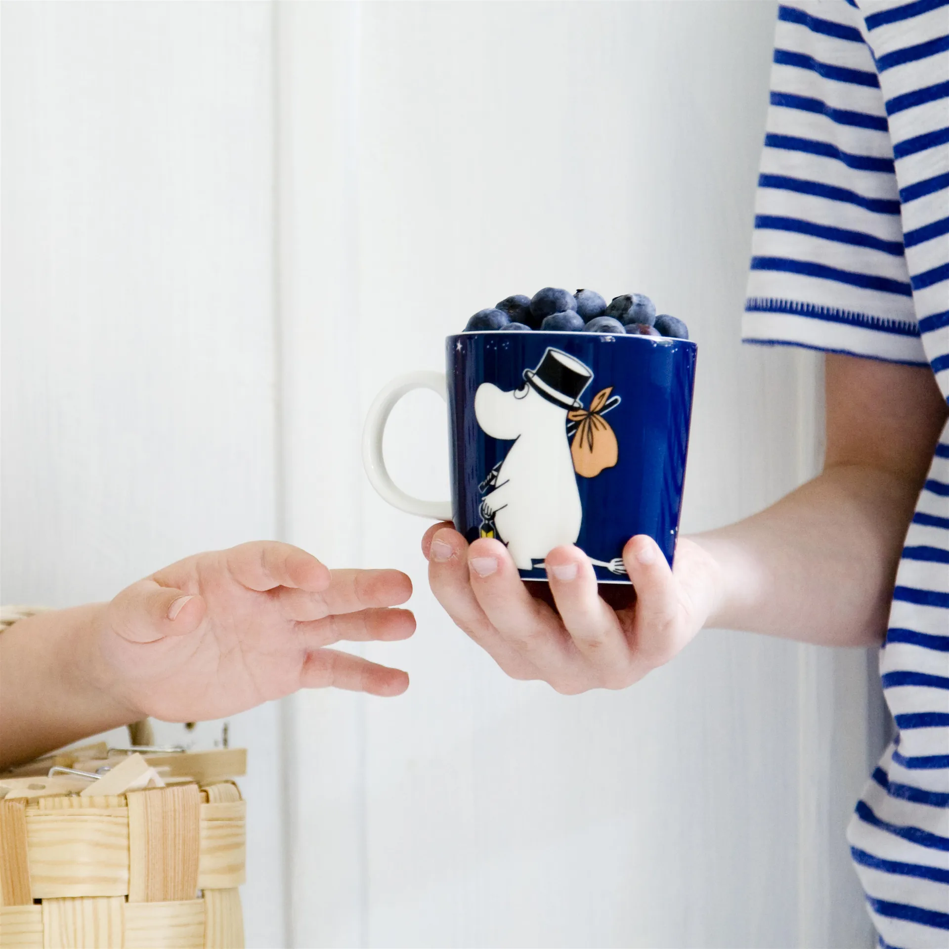 Tazza Moominpappa, blu scuro Moomin Arabia