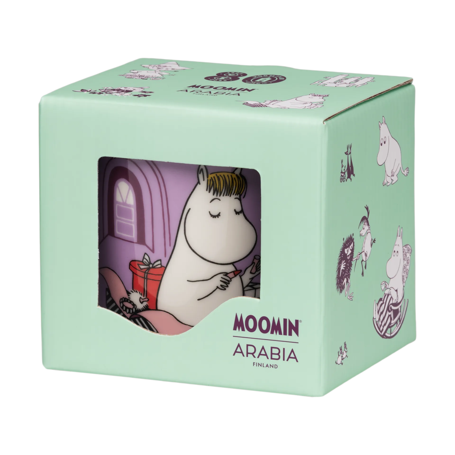 Tazza Mumin 80° anniversario Snorkfröken, 30 cl Moomin Arabia