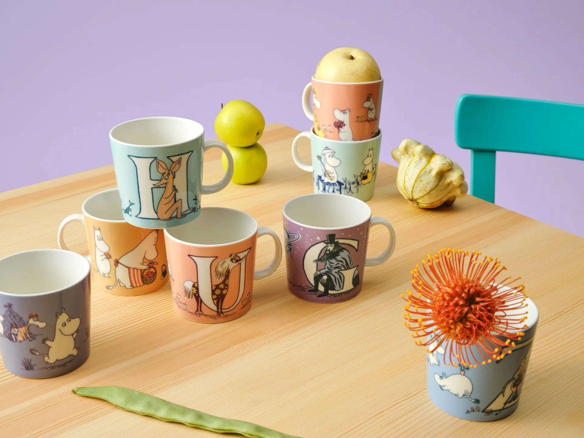 Tazza Mumin ABC 40 cl, X Moomin Arabia