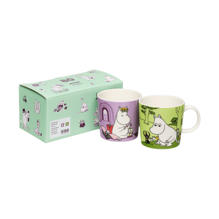 Tazza Mumin Snorkförken & Mumintrollet 2 pezzi - 30 cl - Moomin Arabia