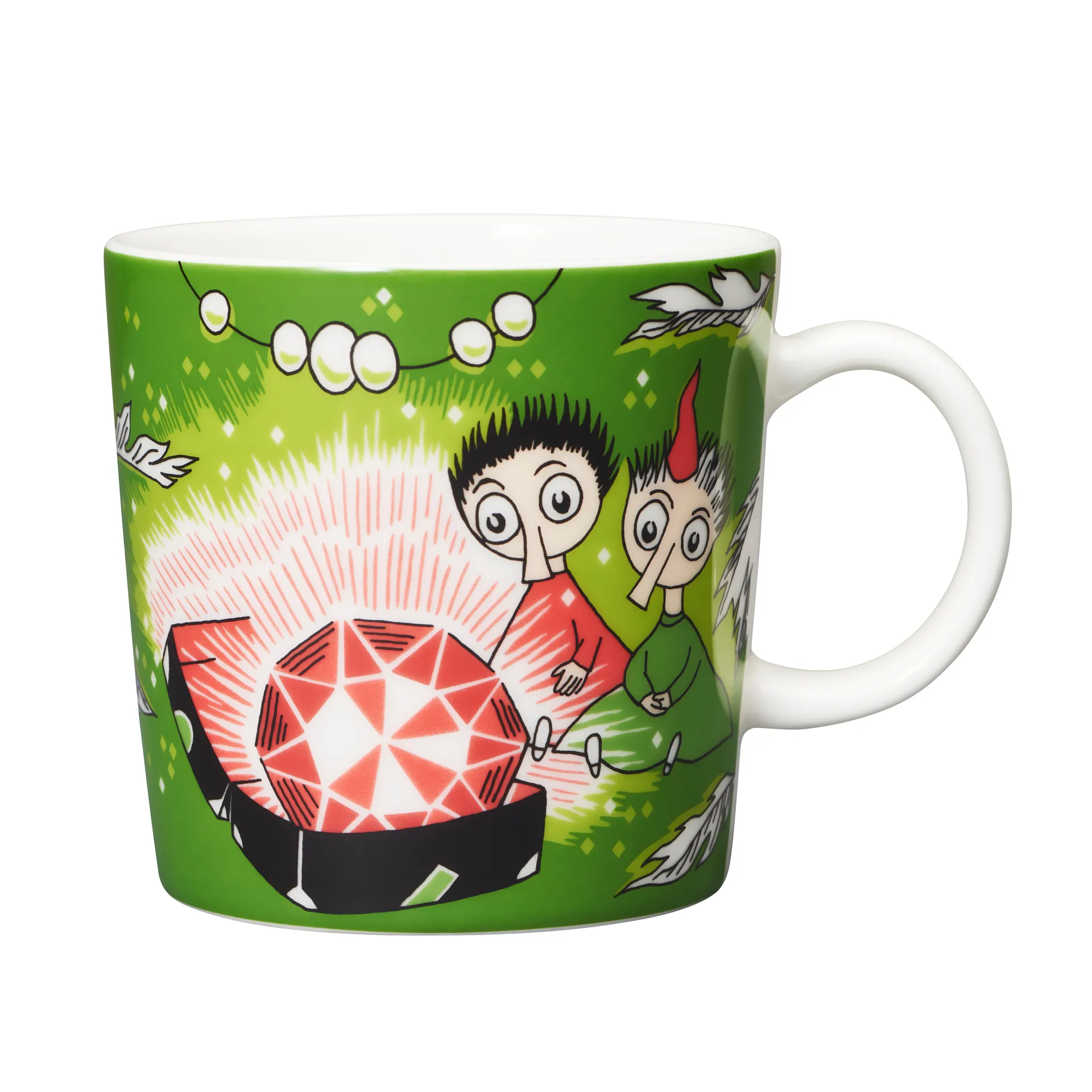 Tazza Ruby Moomin di Thingumy & Bob King, verde Moomin Arabia