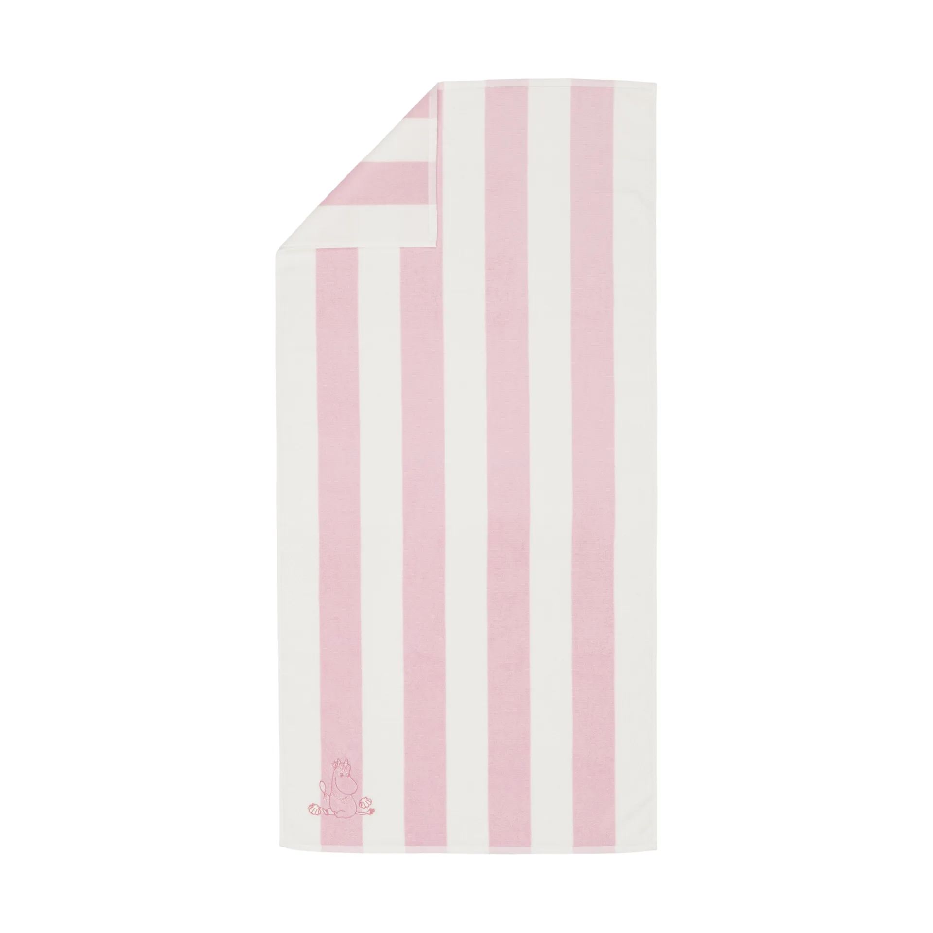 Telo da bagno Mumin 70x140 cm, Conchiglia rosa-bianco Moomin Arabia