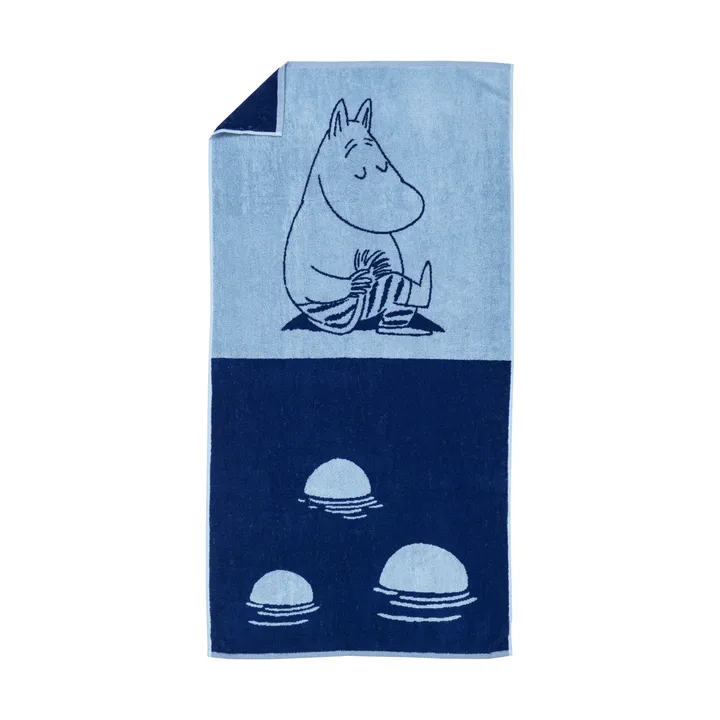Telo da bagno Mumin 70x140 cm - Mumin troll blu marino - Moomin Arabia