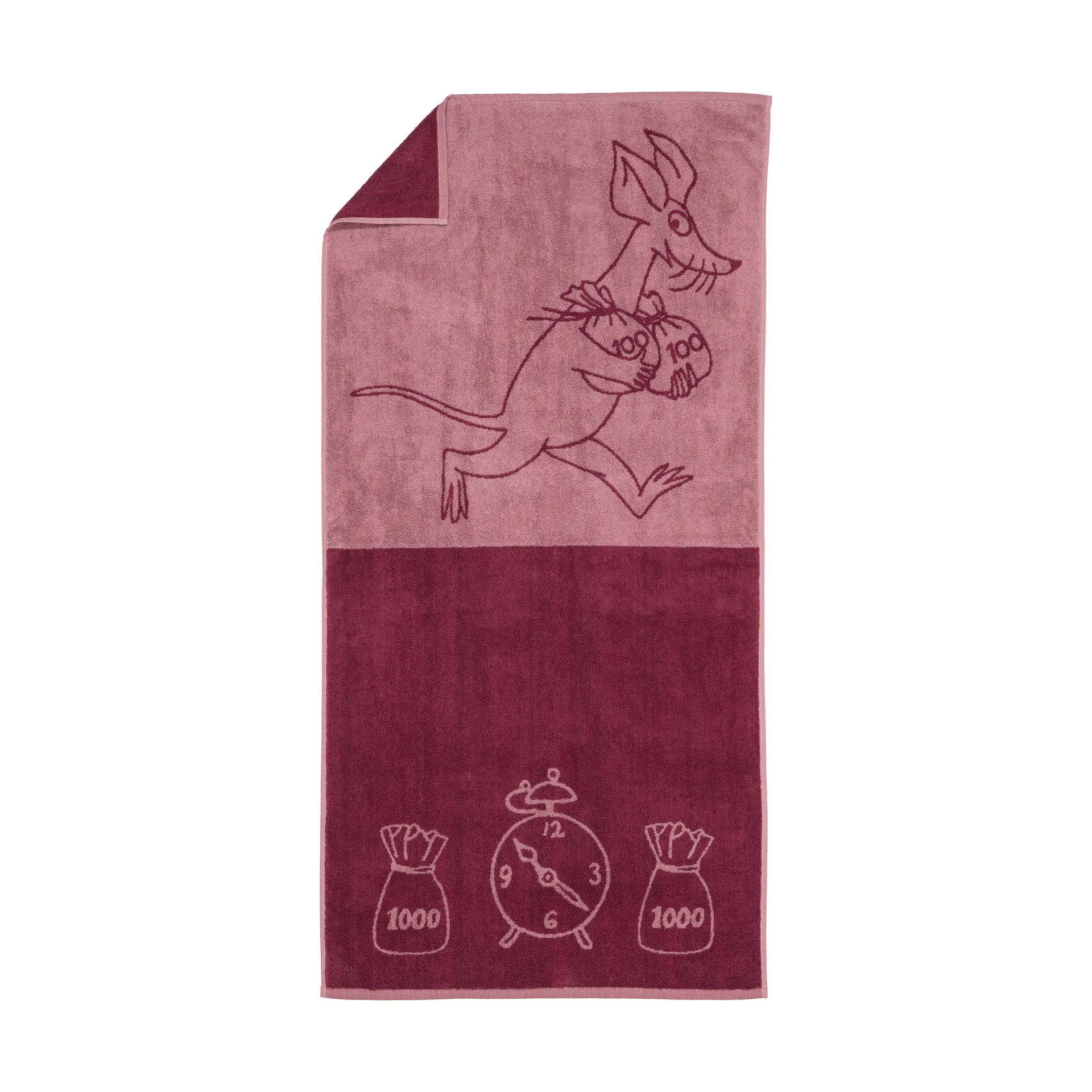 Telo da bagno Mumin 70x140 cm, Sniff, malva Moomin Arabia