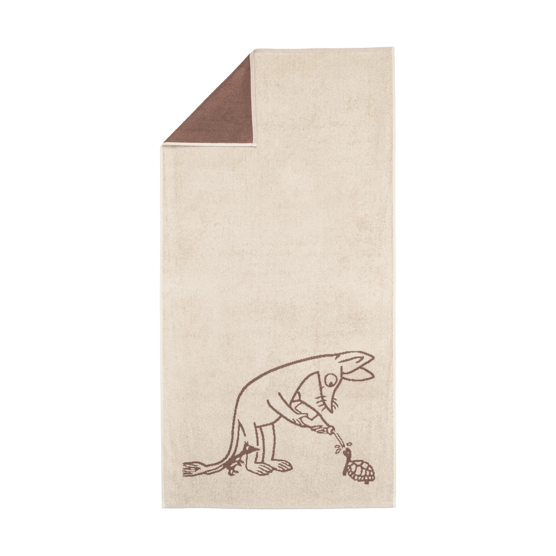 Telo da bagno Mumin 70x140 cm, Sniff marrone Moomin Arabia