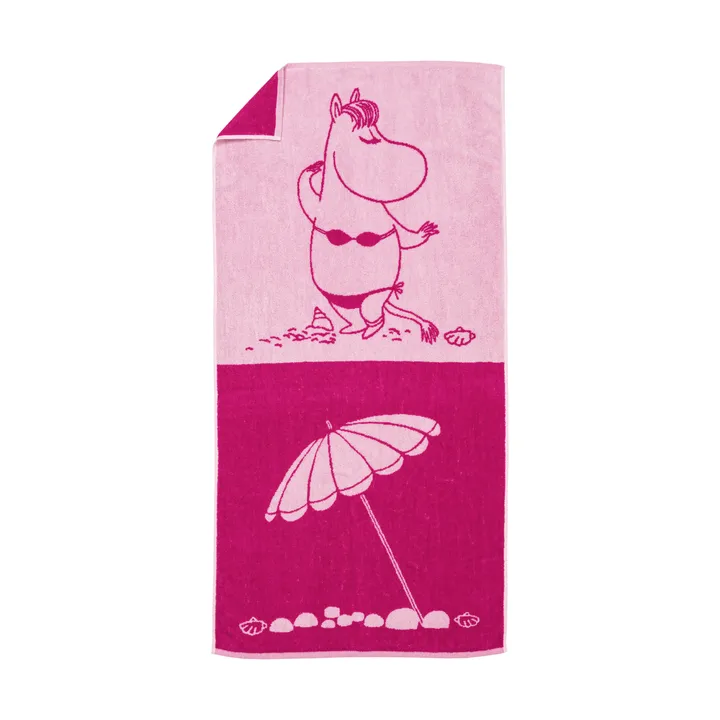 Telo da bagno Mumin 70x140 cm - Snorkfröken rosa - Moomin Arabia