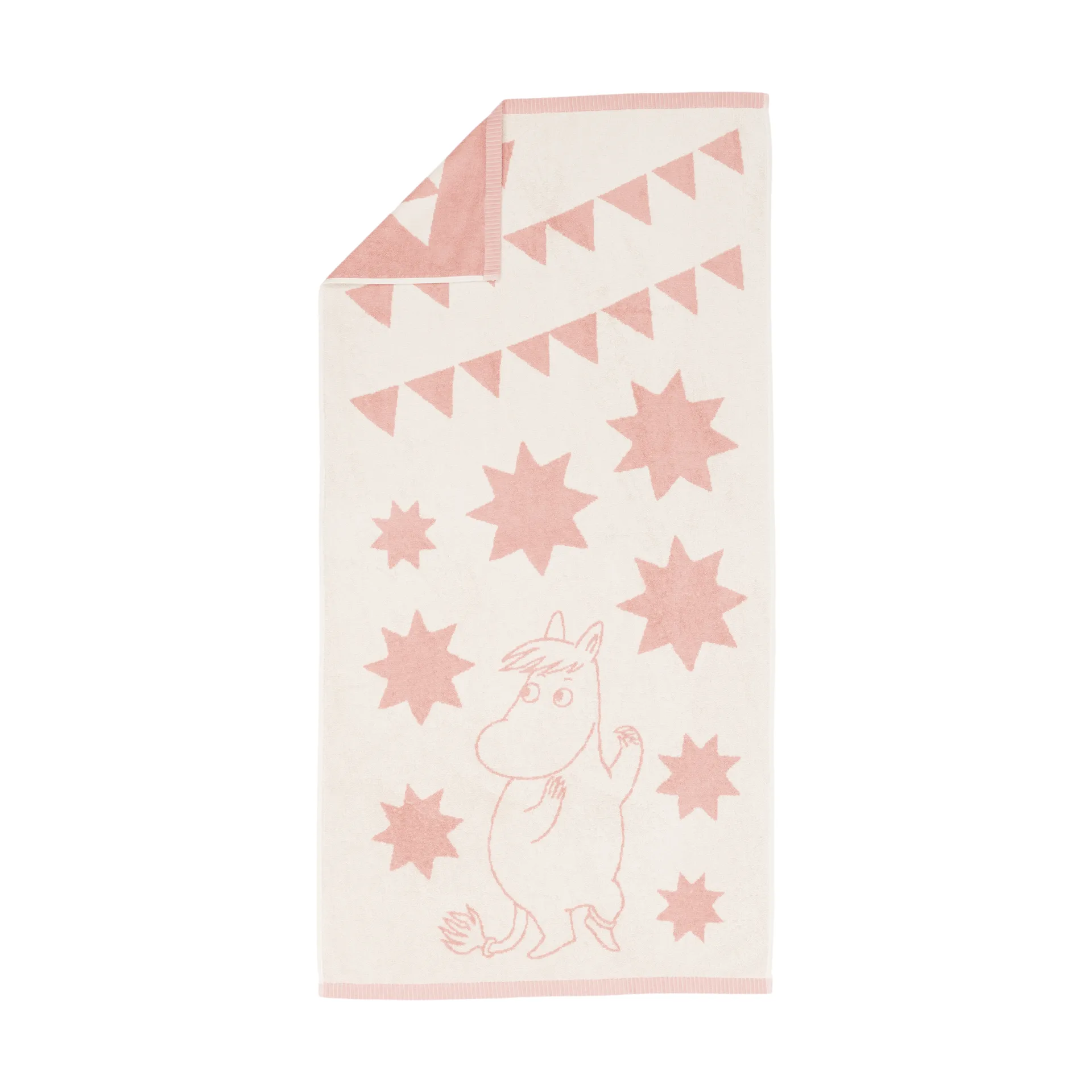 Telo da bagno Mumin 70x140 cm, stelle rosa Moomin Arabia