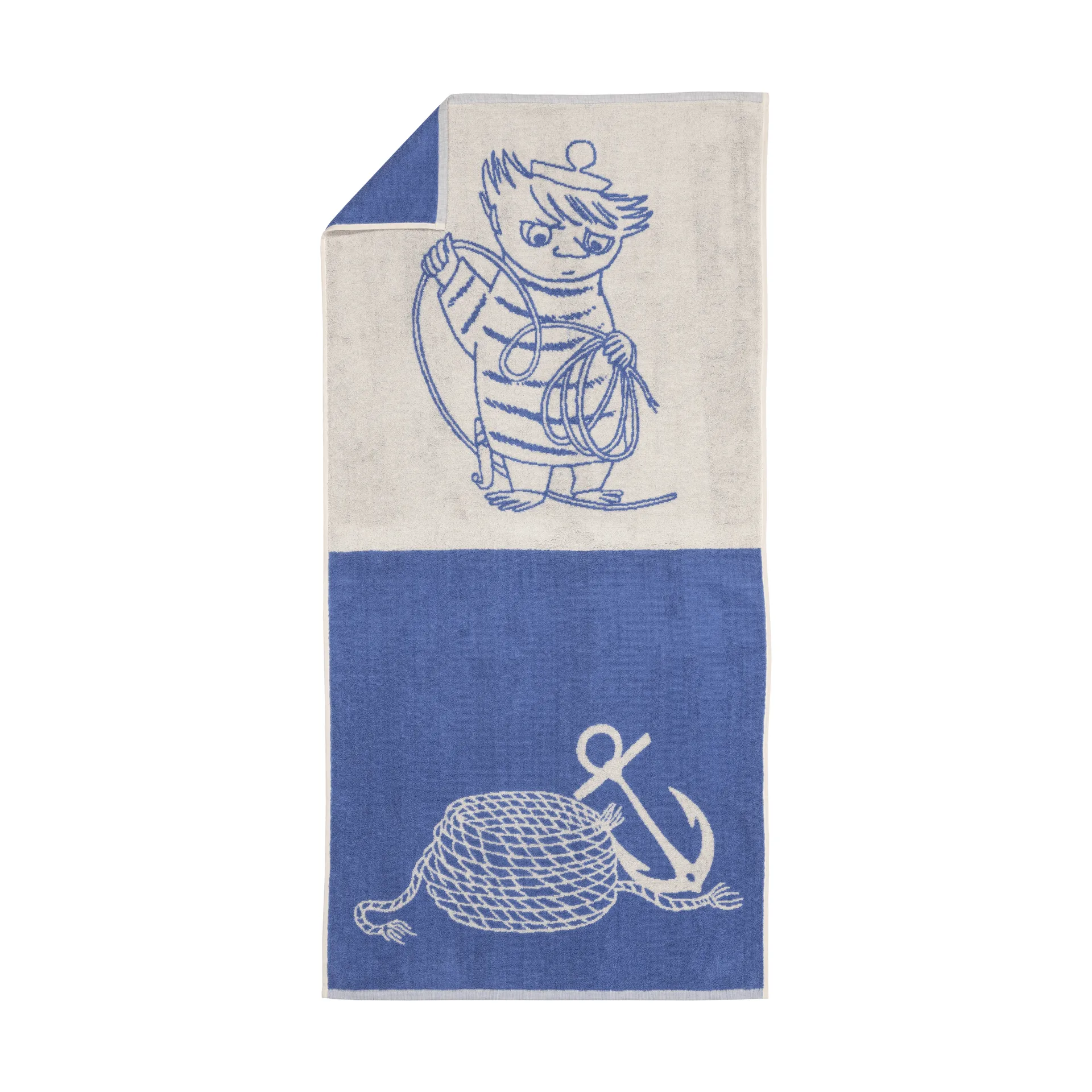 Telo da bagno Mumin 70x140 cm, Too-ticky, blu Moomin Arabia