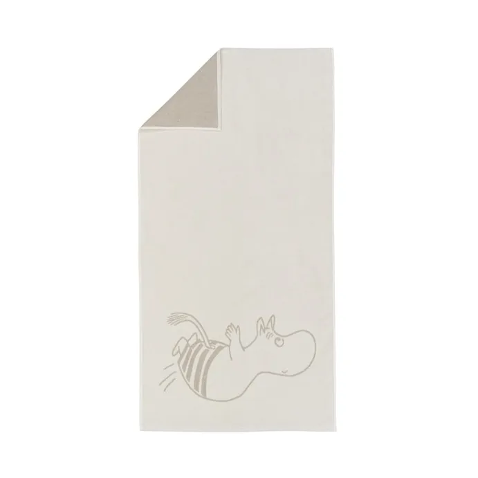 Telo da bagno Mumin 70x140 cm, Troll Mumin, bianco Moomin Arabia