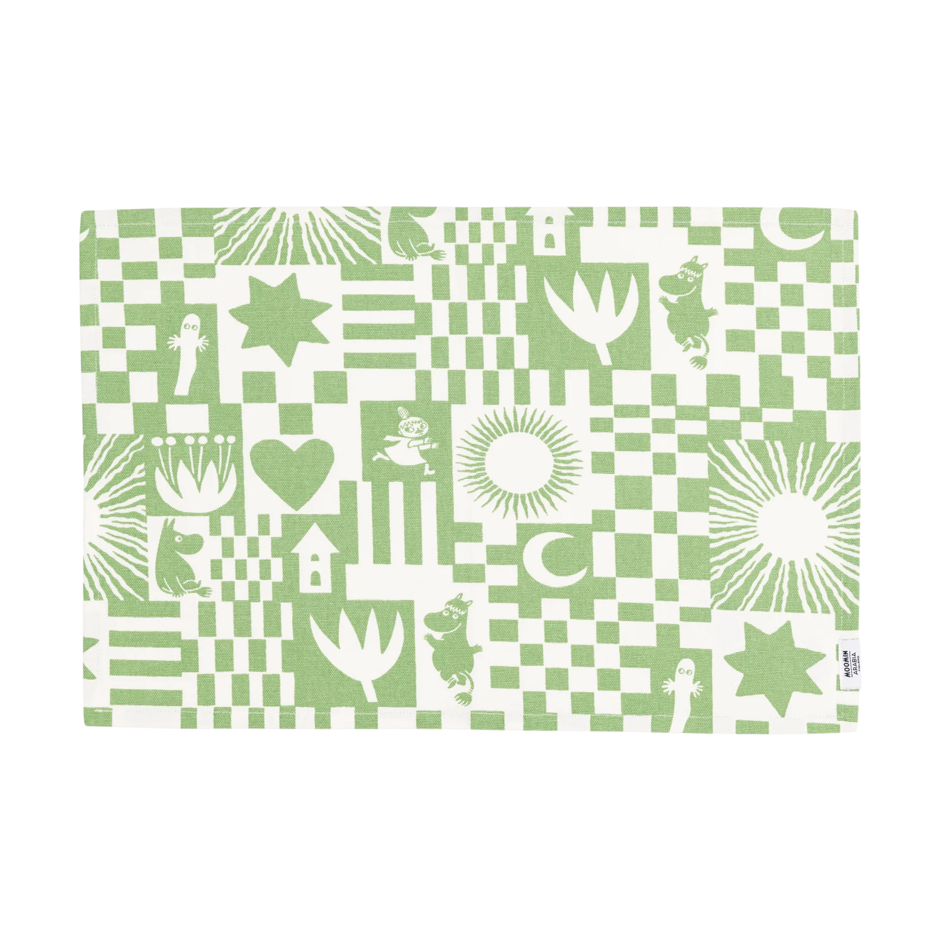 Tovaglietta Party Mumin 31x46 cm, Verde Moomin Arabia