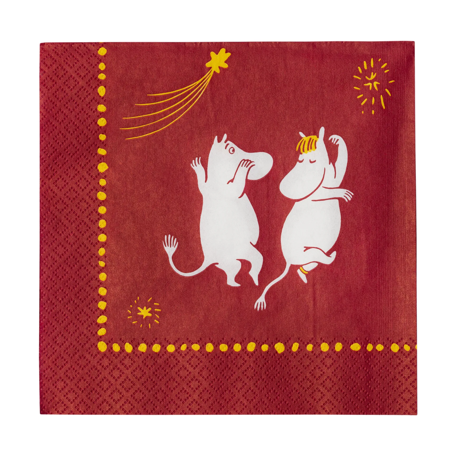 Tovagliolo di carta Mumin Festive Moments33x33 cm, Confezione da 20 Moomin Arabia
