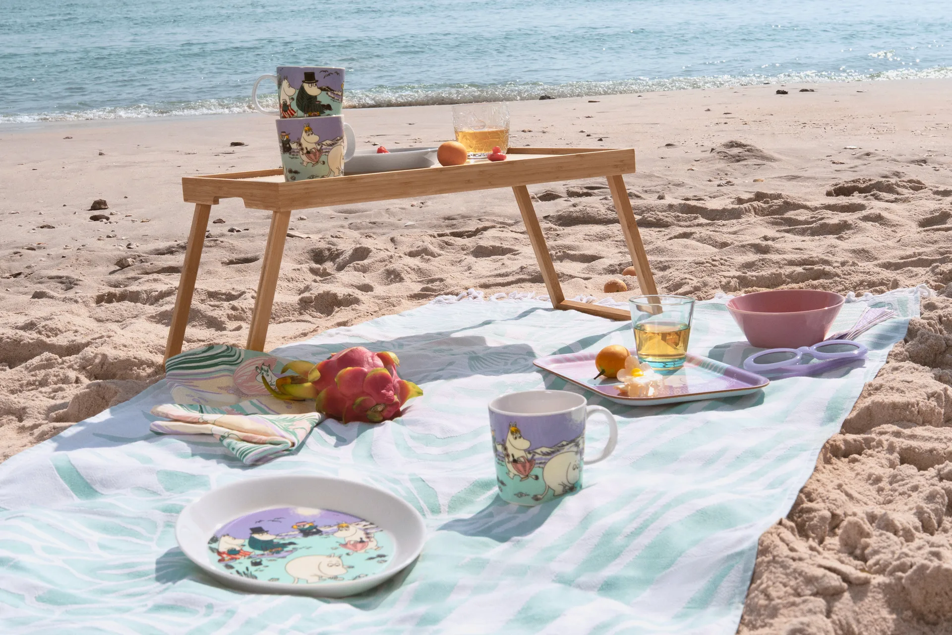 Vassoio Beach day Mumin, 20x27 cm Moomin Arabia