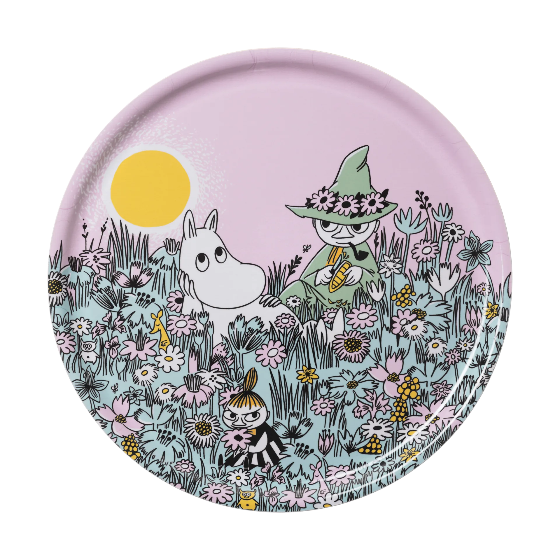 Vassoio Mumin Amici per sempre , Ø35 cm Moomin Arabia