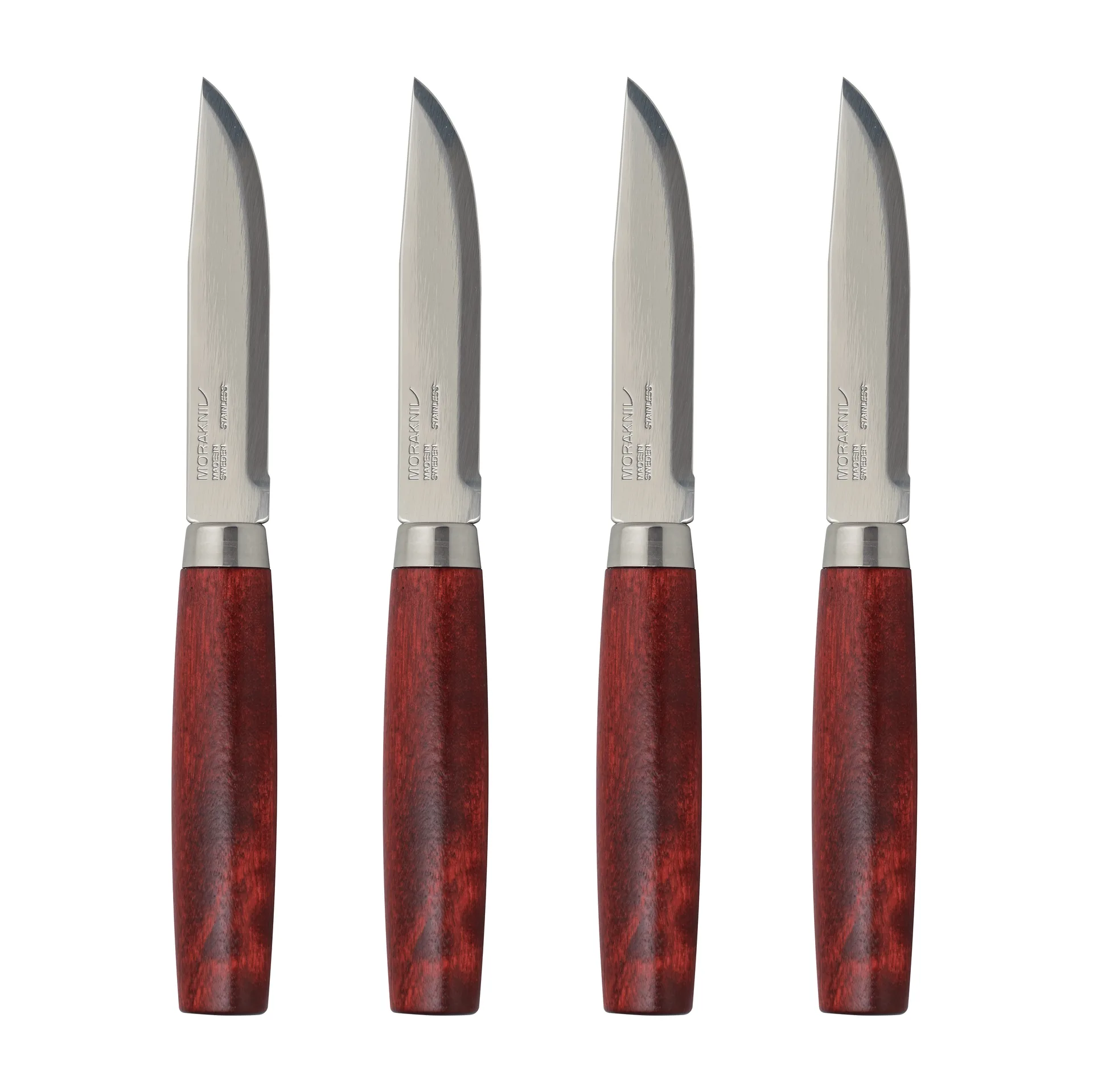 Coltello da bistecca Morakniv Classic confezione da 4, rosso Morakniv