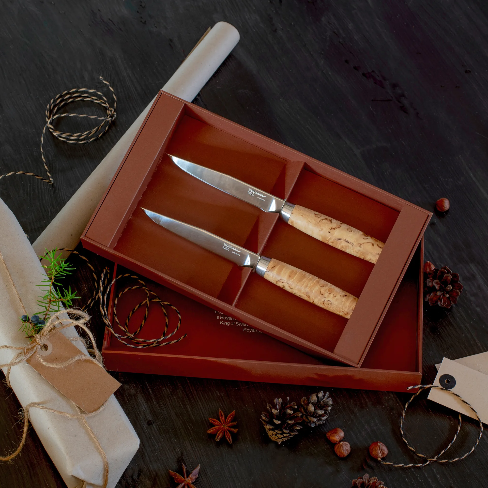 Coltello da bistecca Morakniv Masur confezione da 2, naturale Morakniv