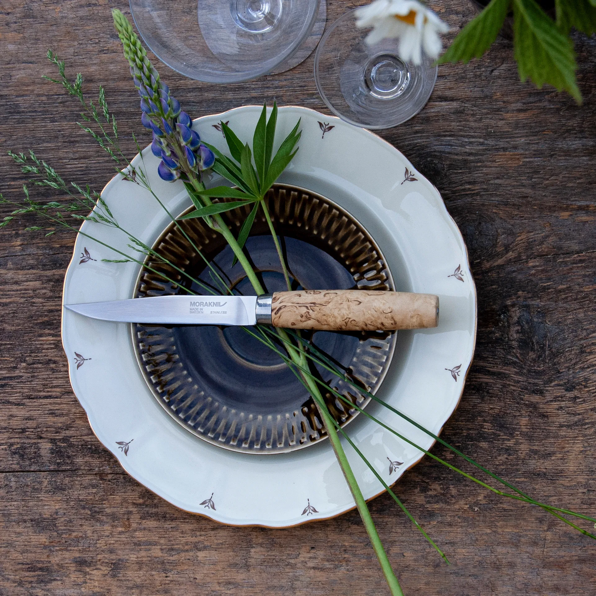 Coltello da bistecca Morakniv Masur confezione da 4, naturale Morakniv