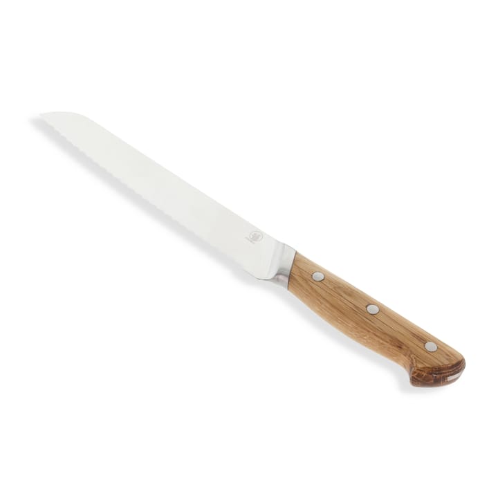 Coltello per il pane Foresta da 32,5 cm - Acciaio inossidabile-rovere - Morsø