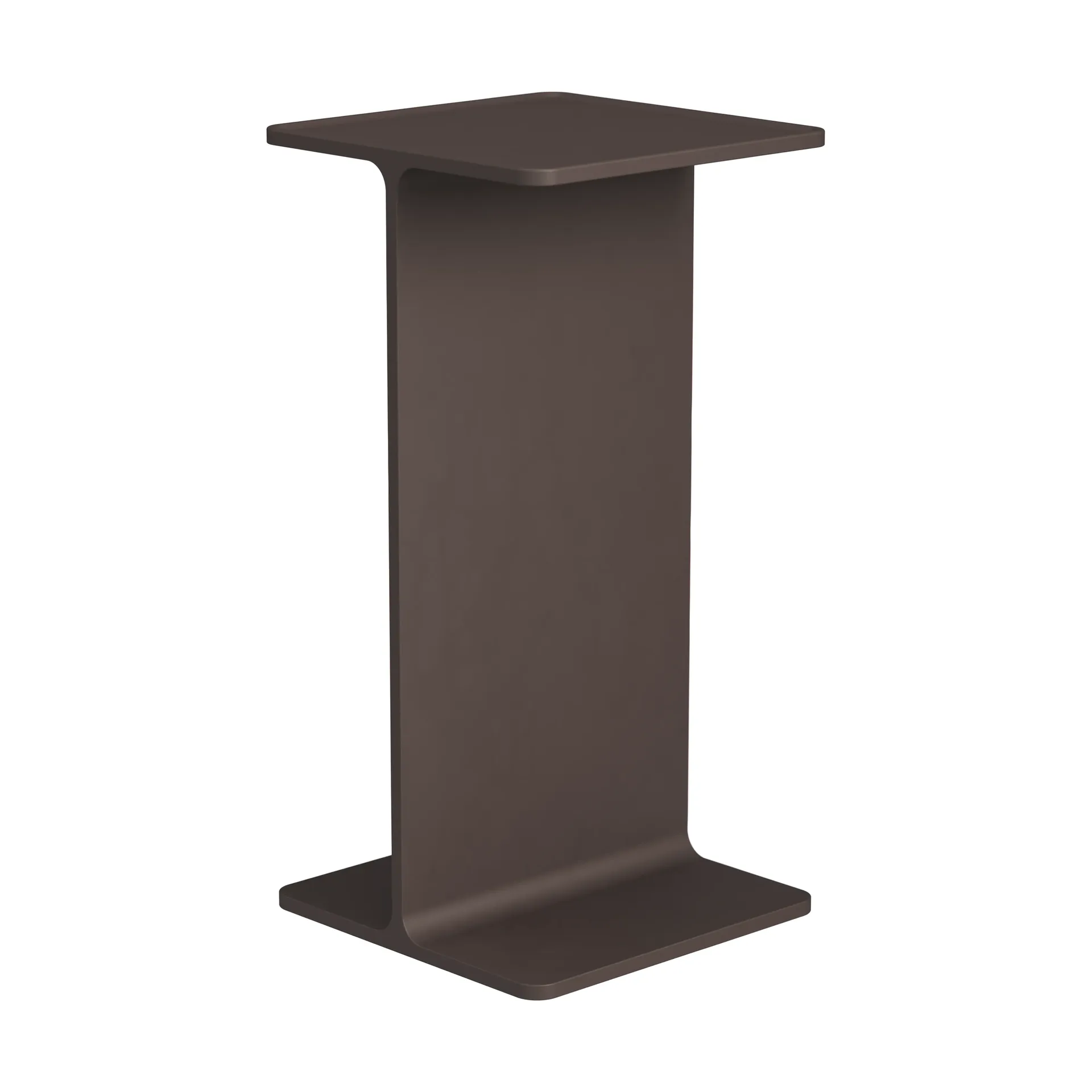 Museum Pedestal piedistallo, Marrone scuro, 15x15x30 cm Museum