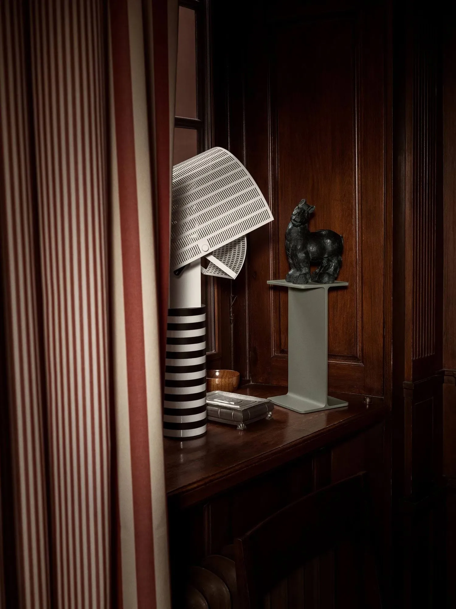 Museum Pedestal piedistallo, Verde, 15x15x30 cm Museum