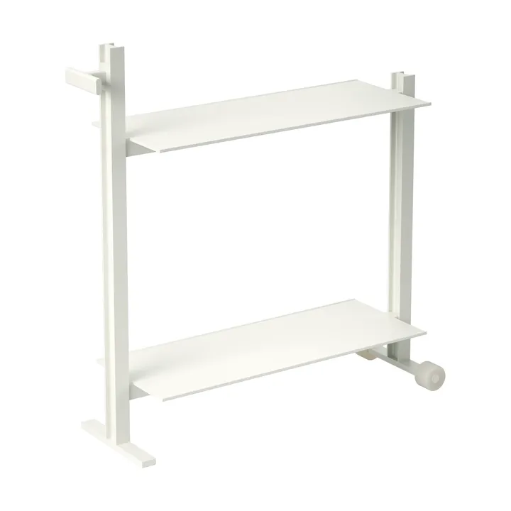 Museum Trolley carrello servera - Bianco, 74,5x77,5x24 cm - Museum