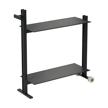 Museum Trolley carrello servera - Nero, 74,5x77,5x24 cm - Museum