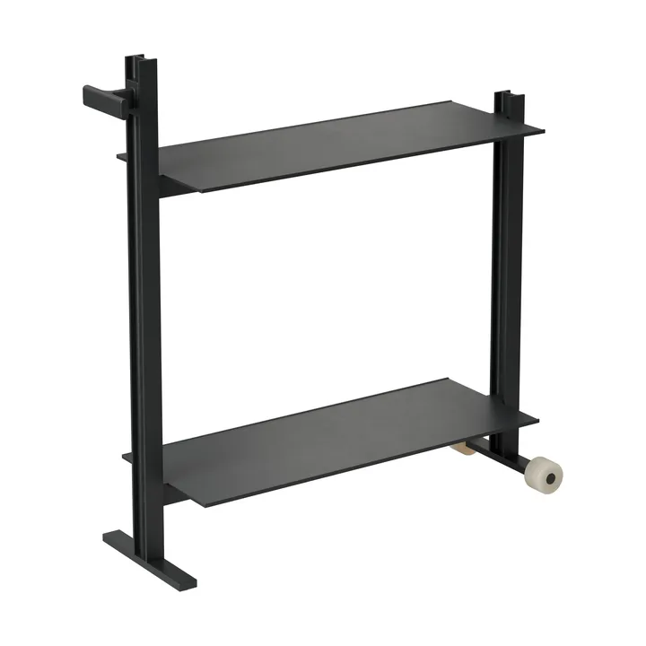 Museum Trolley carrello servera - Nero, 74,5x77,5x24 cm - Museum
