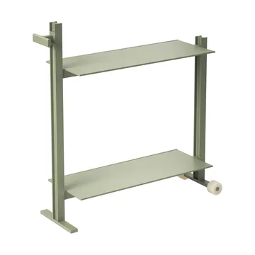 Museum Trolley carrello servera - Verde, 74,5x77,5x24 cm - Museum