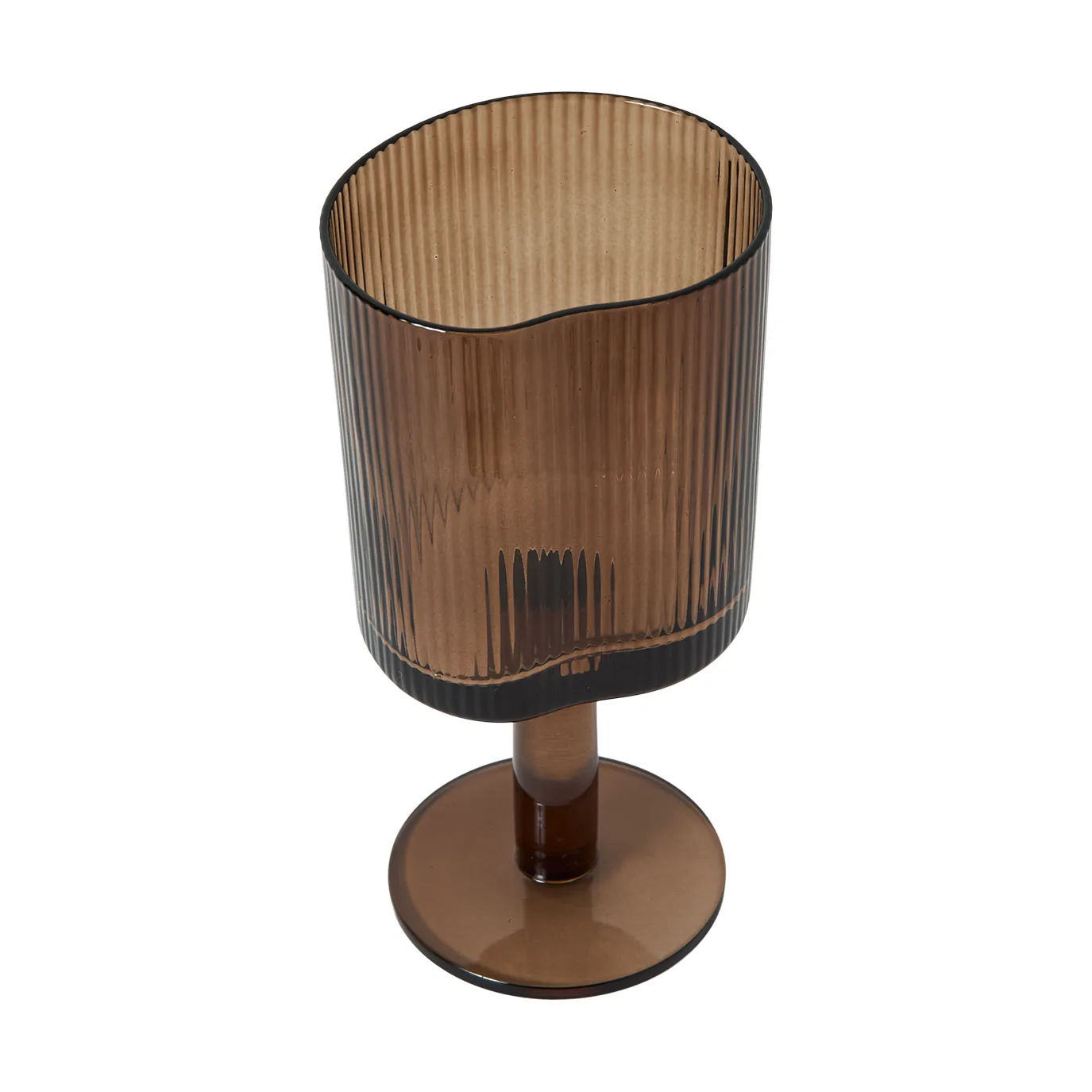 Bicchiere da vino bianco Ripe 21 cl, Marrone affumicato MUUBS