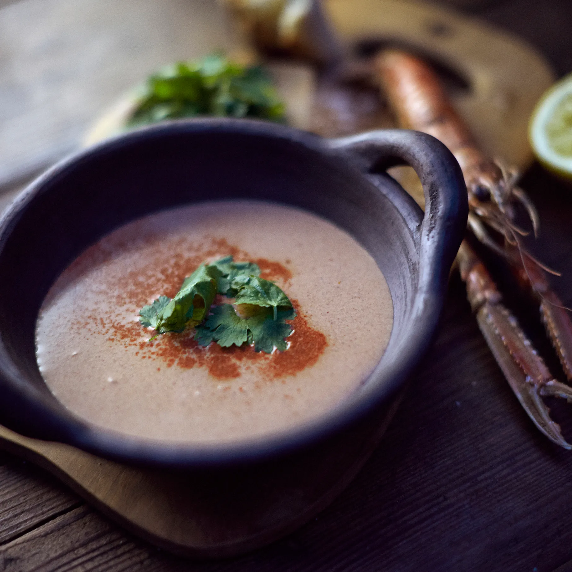 Ciotola con manico Hazel S, Marrone MUUBS