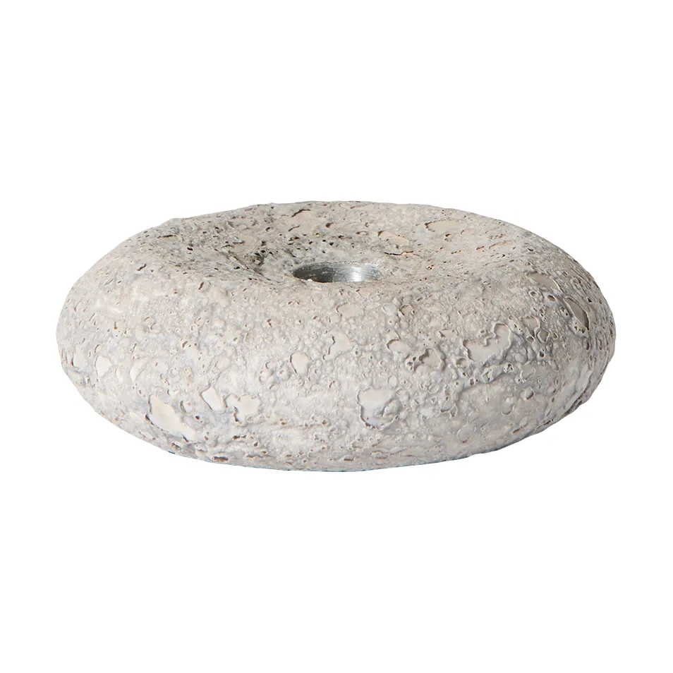 Portacandele Luna, Grey, Ø13x4,8 cm MUUBS
