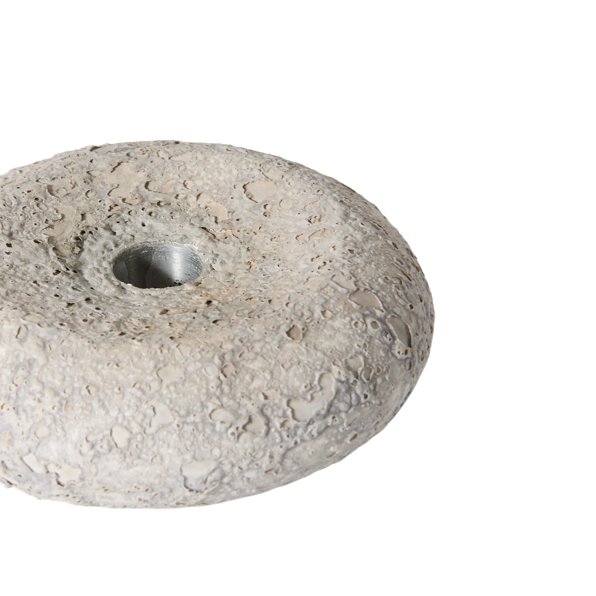 Portacandele Luna, Grey, Ø13x4,8 cm MUUBS