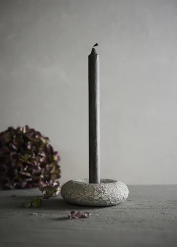 Portacandele Luna - Grey, Ø13x4,8 cm - MUUBS
