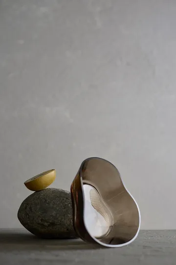 Ripe ciotola - Marrone smoked, Ø17,5x5 cm - MUUBS