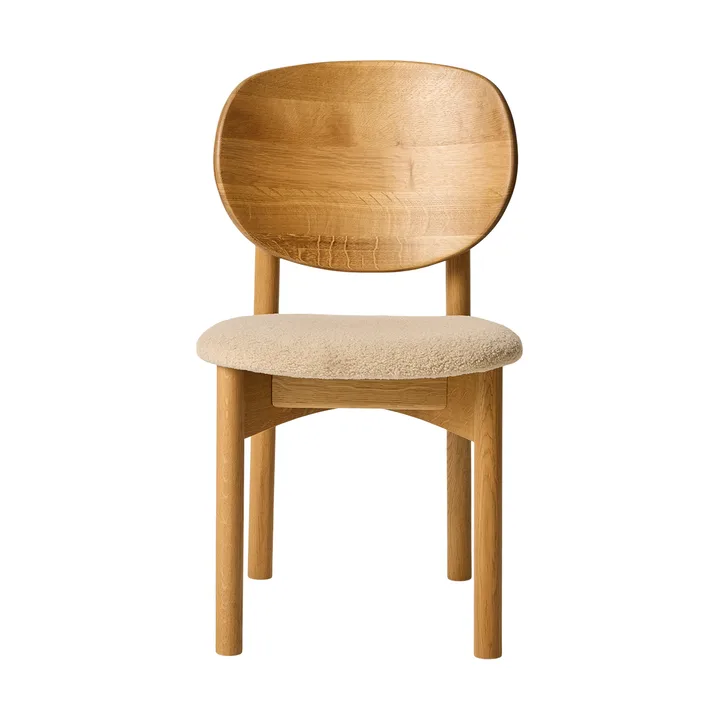 Sedia Oka - Rovere oliato naturale, sabbia - MUUBS