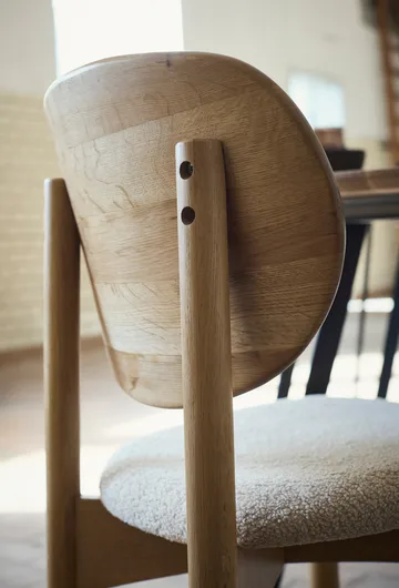 Sedia Oka - Rovere oliato naturale, sabbia - MUUBS
