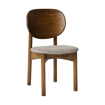 Sedia Oka - Rovere oliato scuro, grey - MUUBS