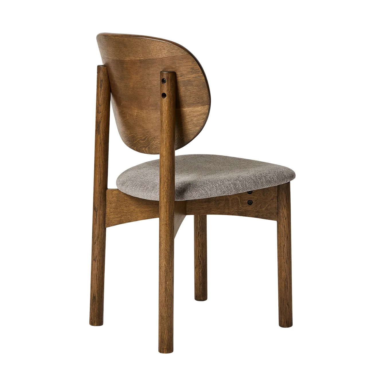Sedia Oka, Rovere oliato scuro, grey MUUBS