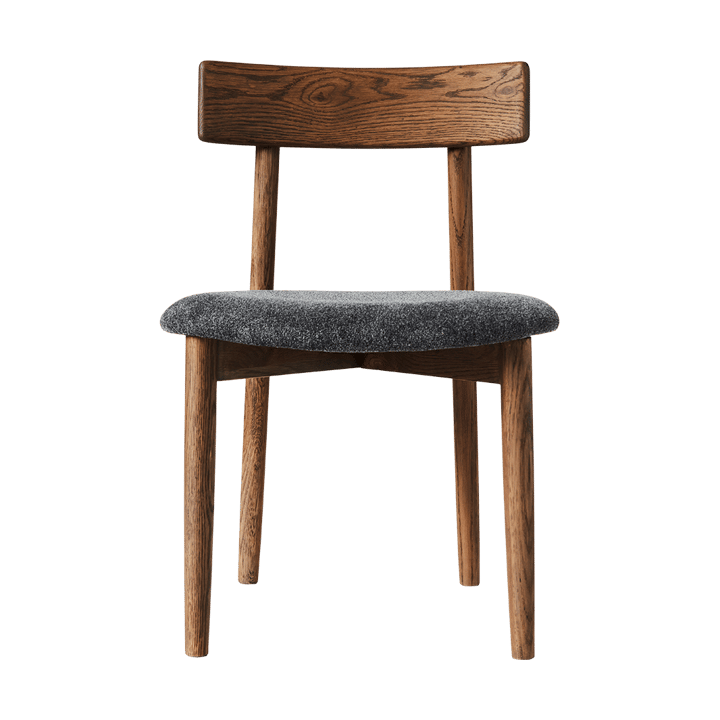 Sedia Tetra con sedile - Tessuto color granito-mörkoljad ek - MUUBS
